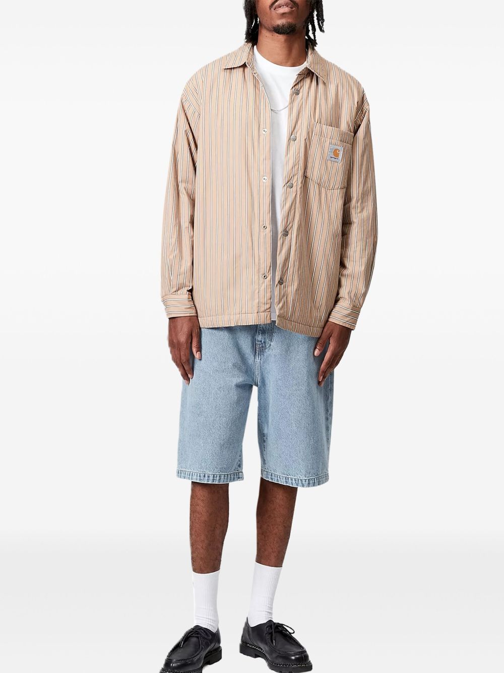Bermuda in denim Landon in blu 