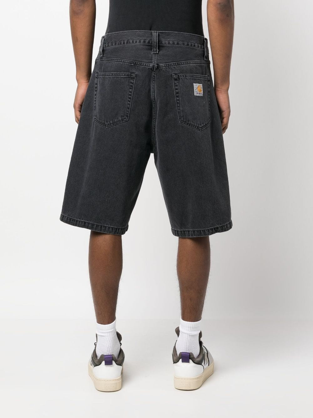 Bermuda in denim Landon in nero 