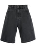 Bermuda in denim Landon in nero