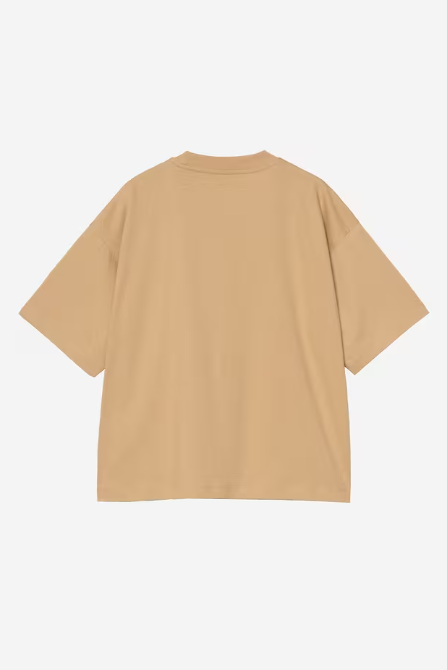 T-shirt Chester con logo in beige 