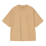 T-shirt Chester con logo in beige 