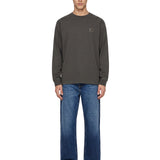 T-shirt a maniche lunghe vista in grigio 