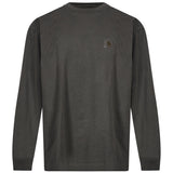 T-shirt a maniche lunghe vista in grigio 