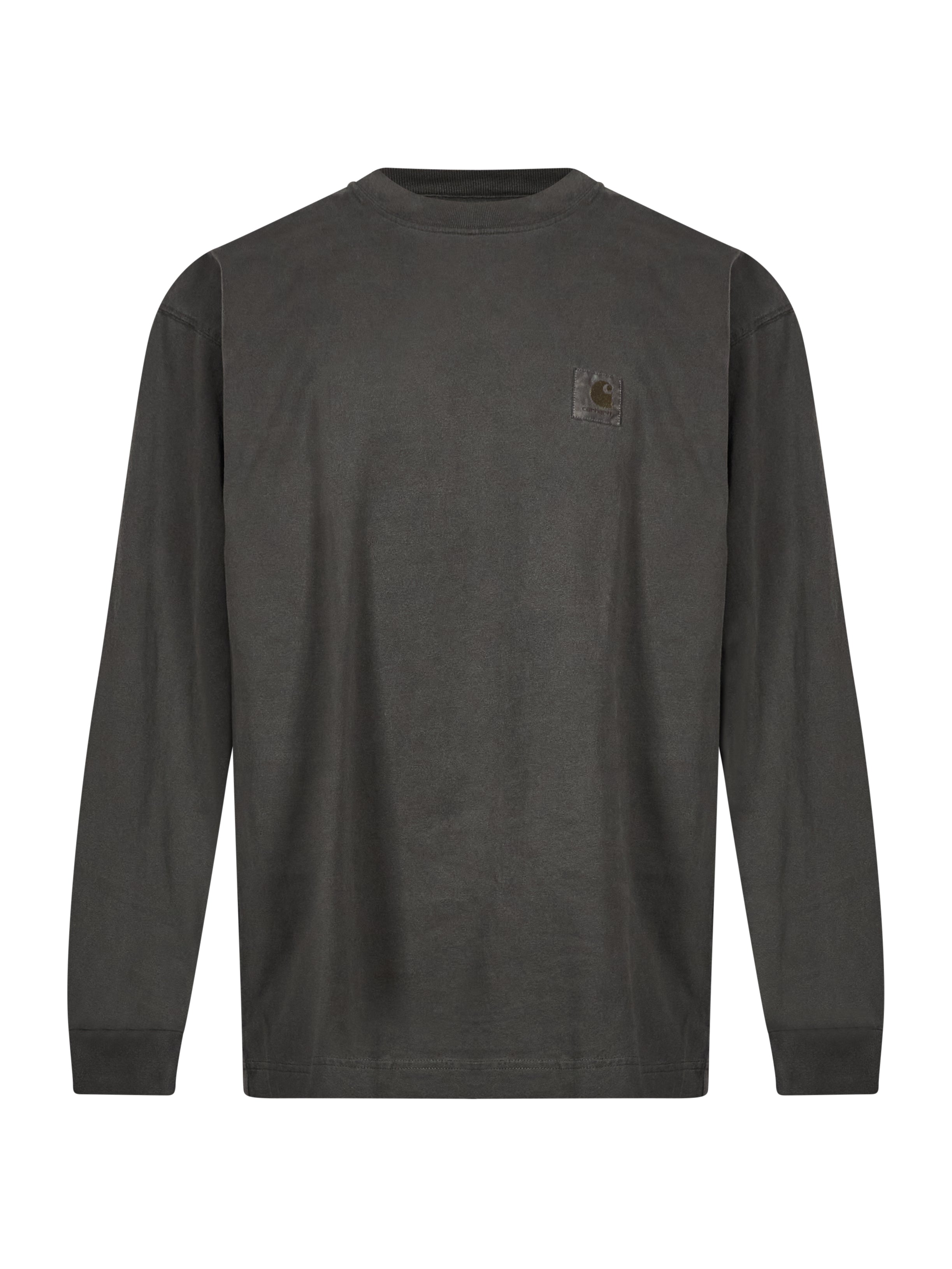 T-shirt a maniche lunghe vista in grigio 