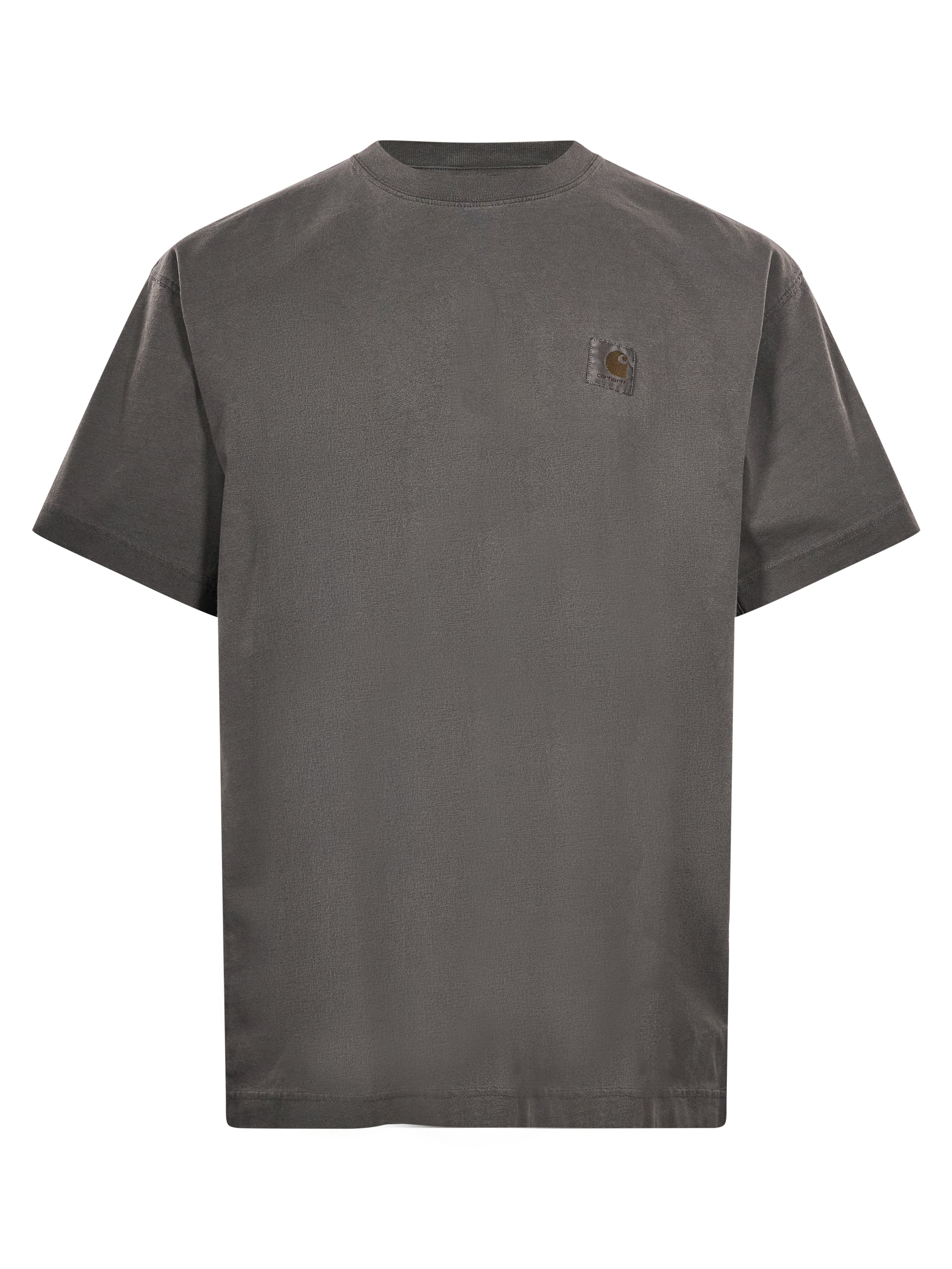 T-shirt a maniche corte vista in nero 