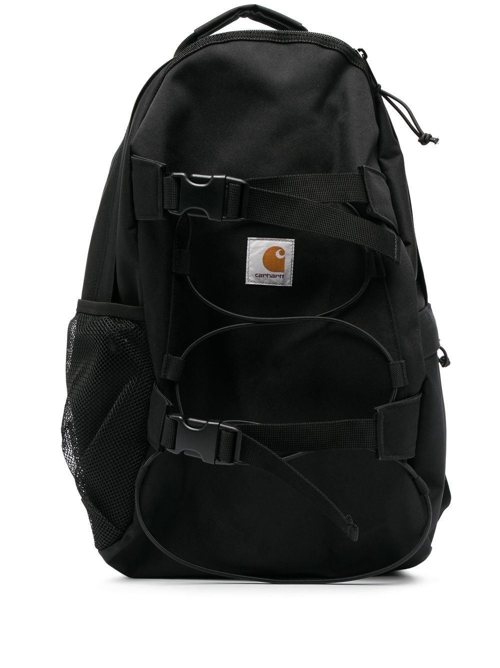 Zaino con applicazione in nero - unisex 