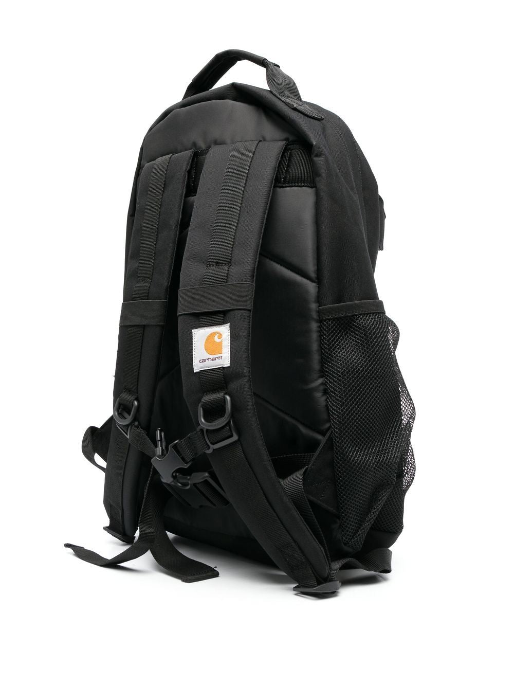 Zaino con applicazione in nero - unisex 