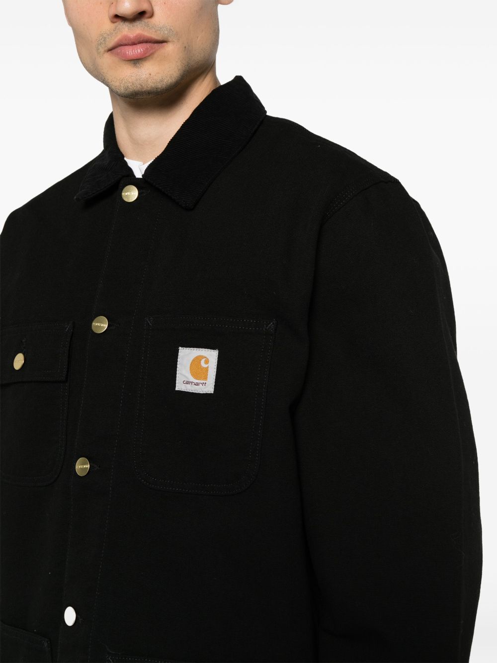 giacca michigan in nero carhartt wip - uomo 