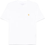 T-shirt Chase con logo in bianco 