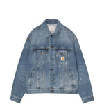 Giacca denim helston in blu carhartt wip - uomo 