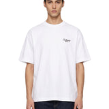 T-shirt Signature Script in bianco 