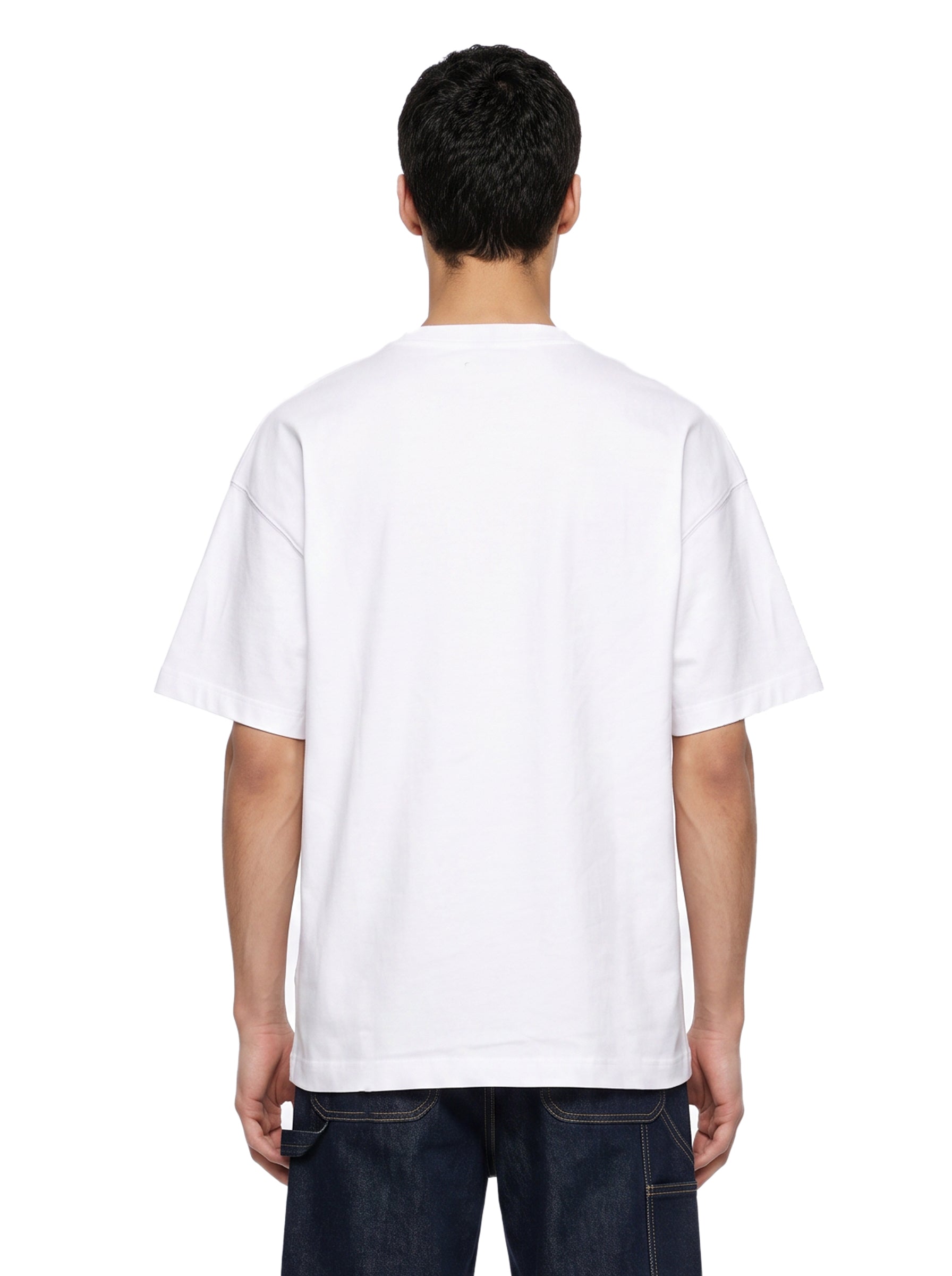 T-shirt Signature Script in bianco 