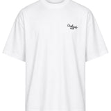 T-shirt Signature Script in bianco 
