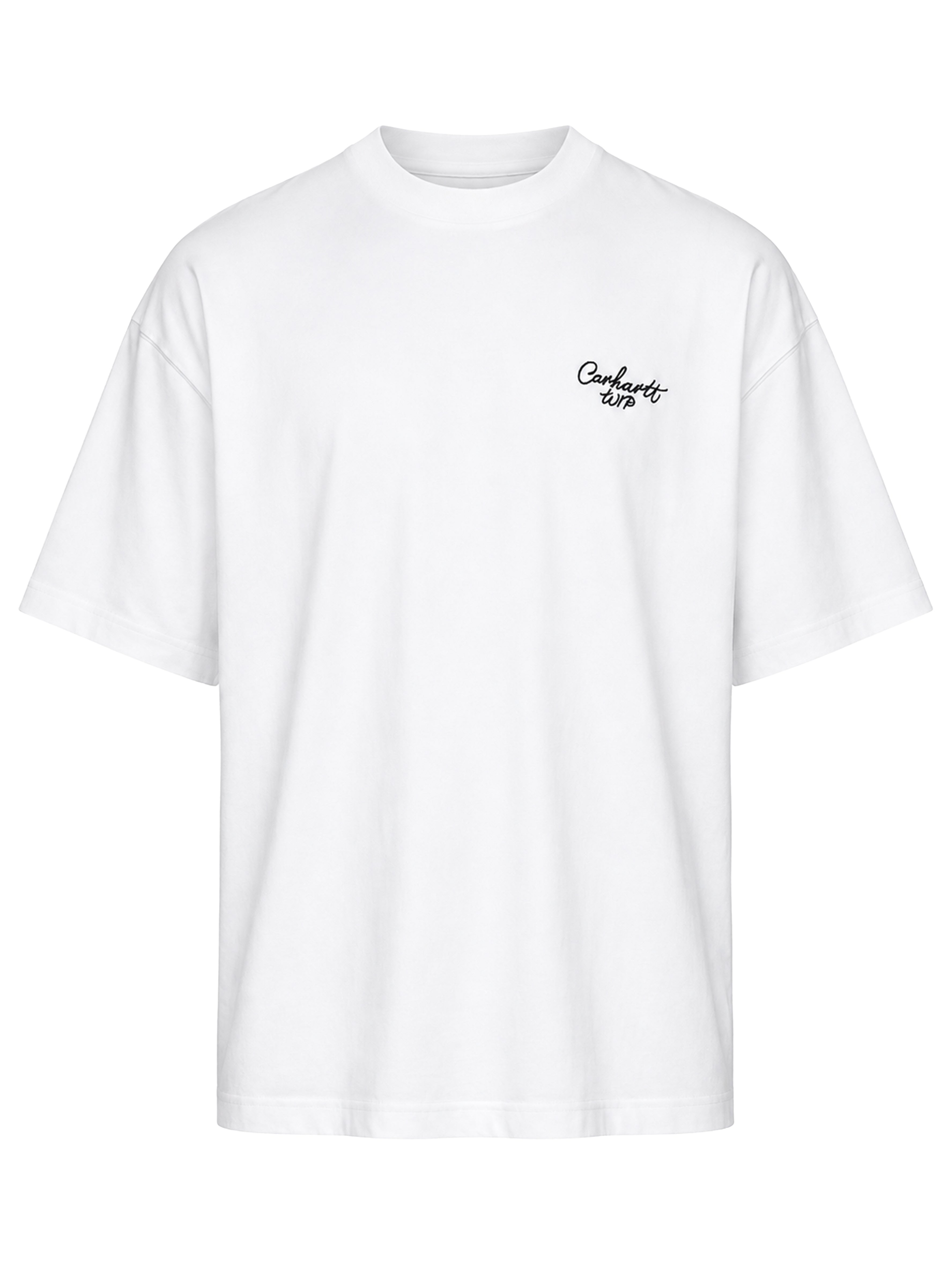 T-shirt Signature Script in bianco 
