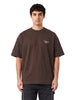 T-shirt Signature Script in marrone