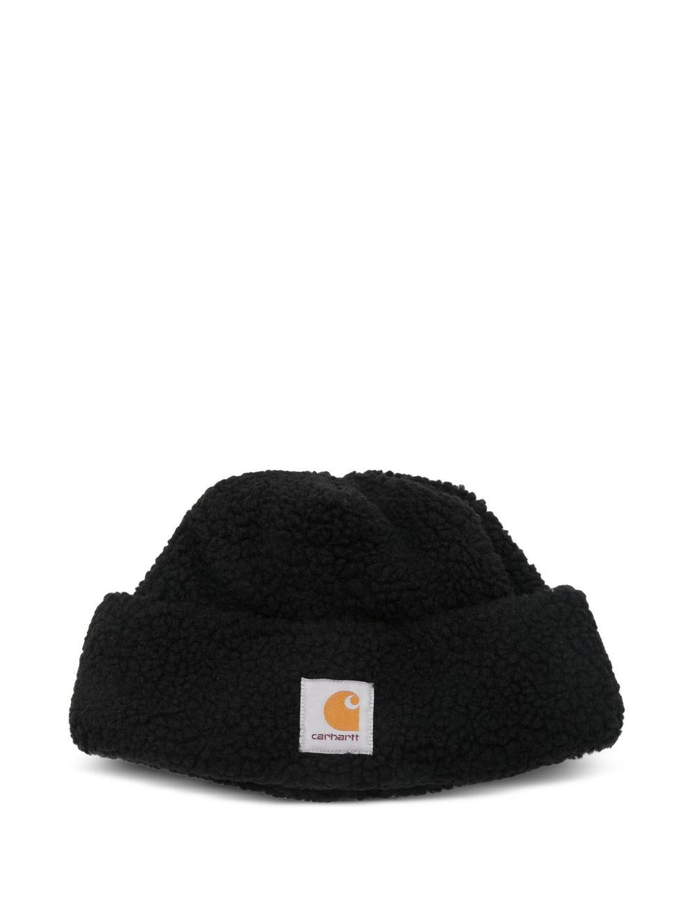 Beanie con logo Prentis in nero 