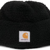 Beanie con logo Prentis in nero 