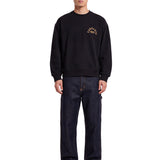 Jeans a gamba dritta og single knee in blu 