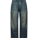 Jeans og single knee in blu 