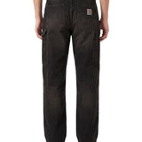 Jeans og single knee in nero 