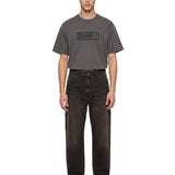 Jeans og single knee in nero 