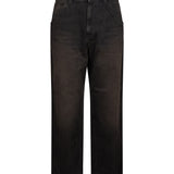 Jeans og single knee in nero 