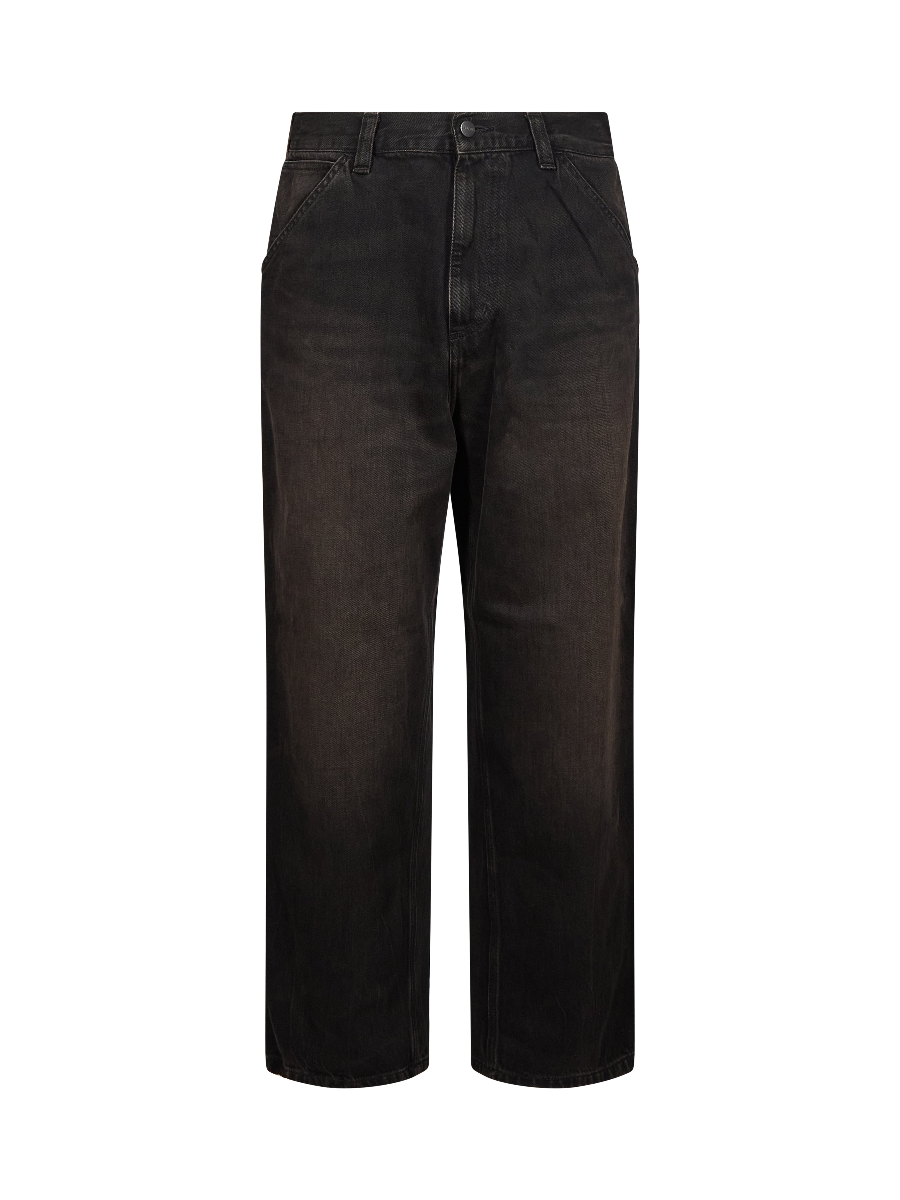 Jeans og single knee in nero 