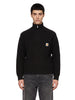 Maglione a coste Detroit a collo alto in nero