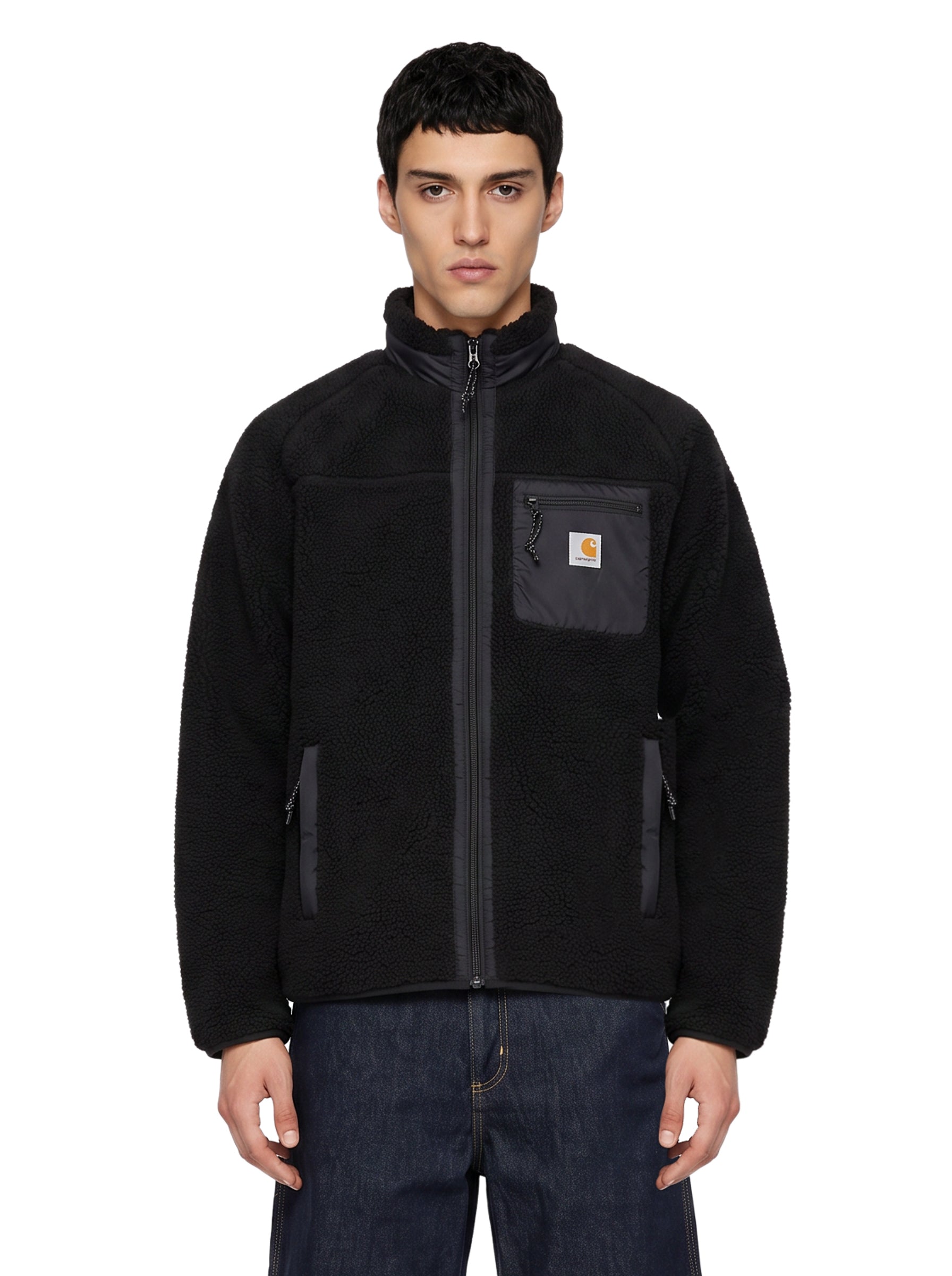 Felpa prentis liner in nero 