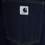 jeans brandon in blu scuro carhartt wip - donna 