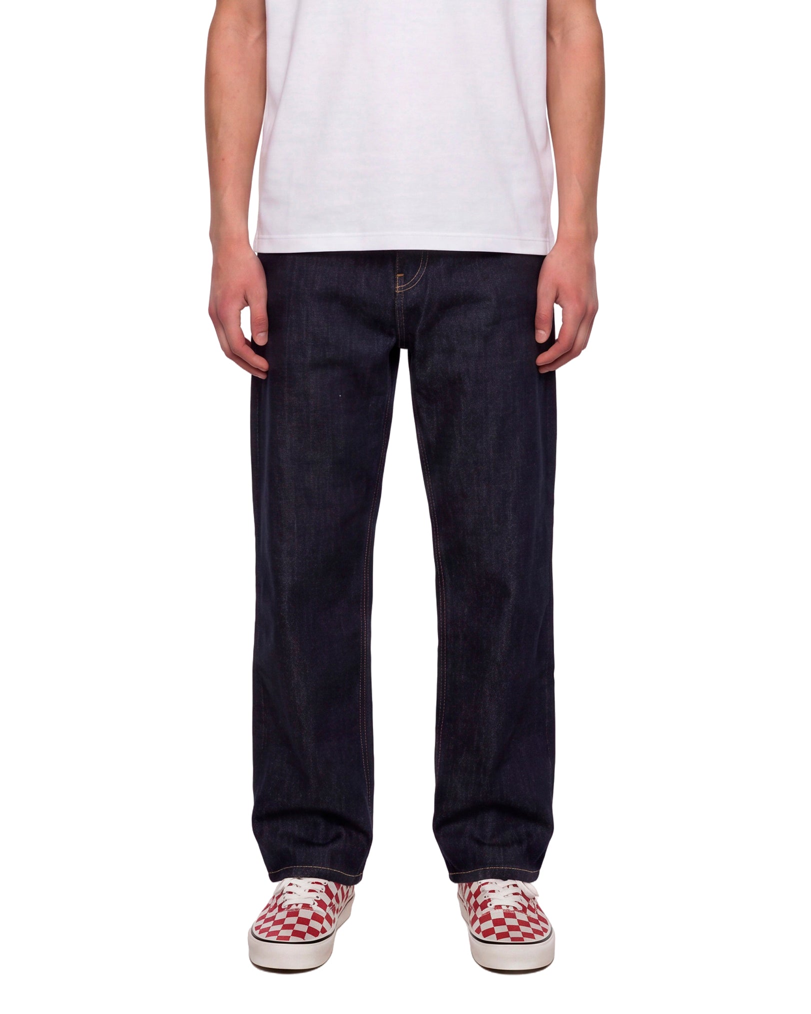 Jeans a gamba dritta Aaron in blu 
