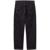 Jeans a gamba dritta in nero 