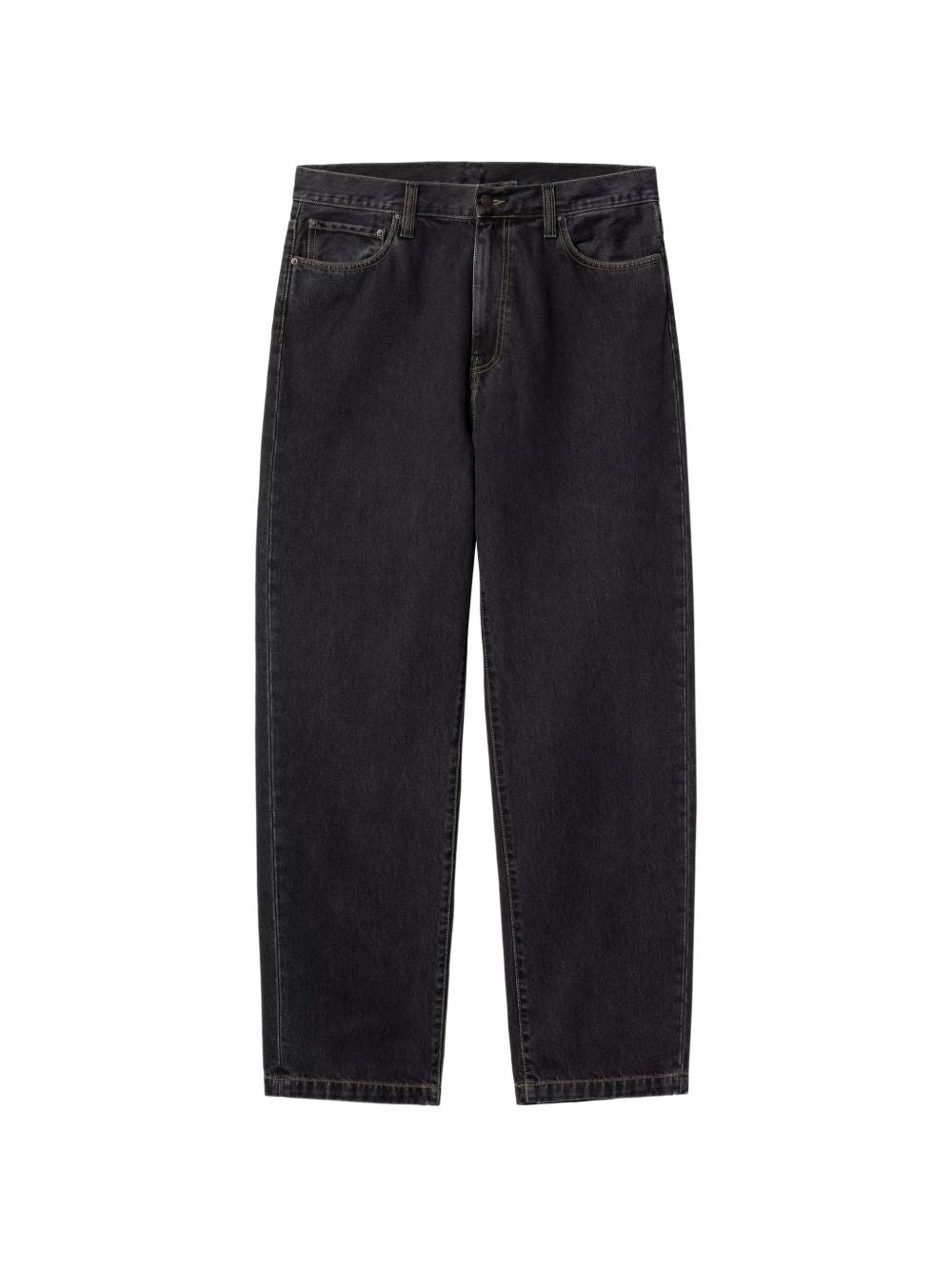 Jeans a gamba dritta in nero 