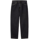 Jeans a gamba dritta in nero 