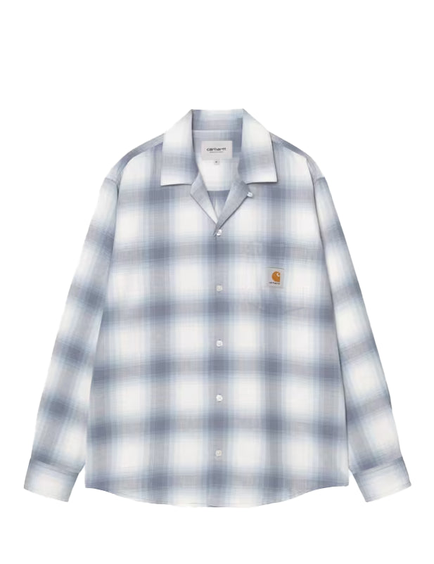 Camicia Tyers a scacchi in blu e bianco 