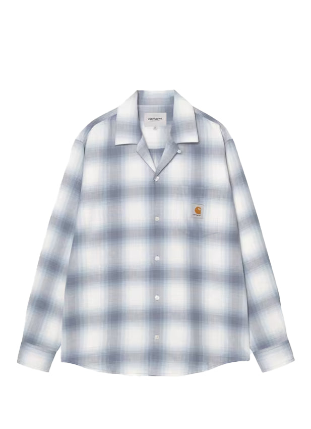 Camicia Tyers a scacchi in blu e bianco 