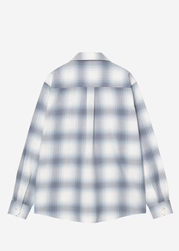 Camicia Tyers a scacchi in blu e bianco 