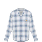 Camicia Tyers a scacchi in blu e bianco 