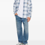 Camicia Tyers a scacchi in blu e bianco 