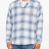 Camicia Tyers a scacchi in blu e bianco 