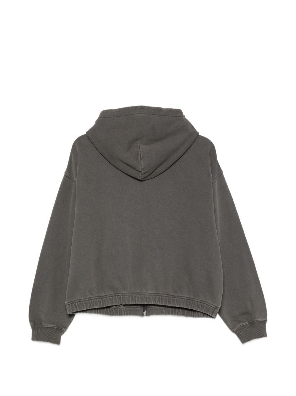 Felpa con patch logo in grigio 