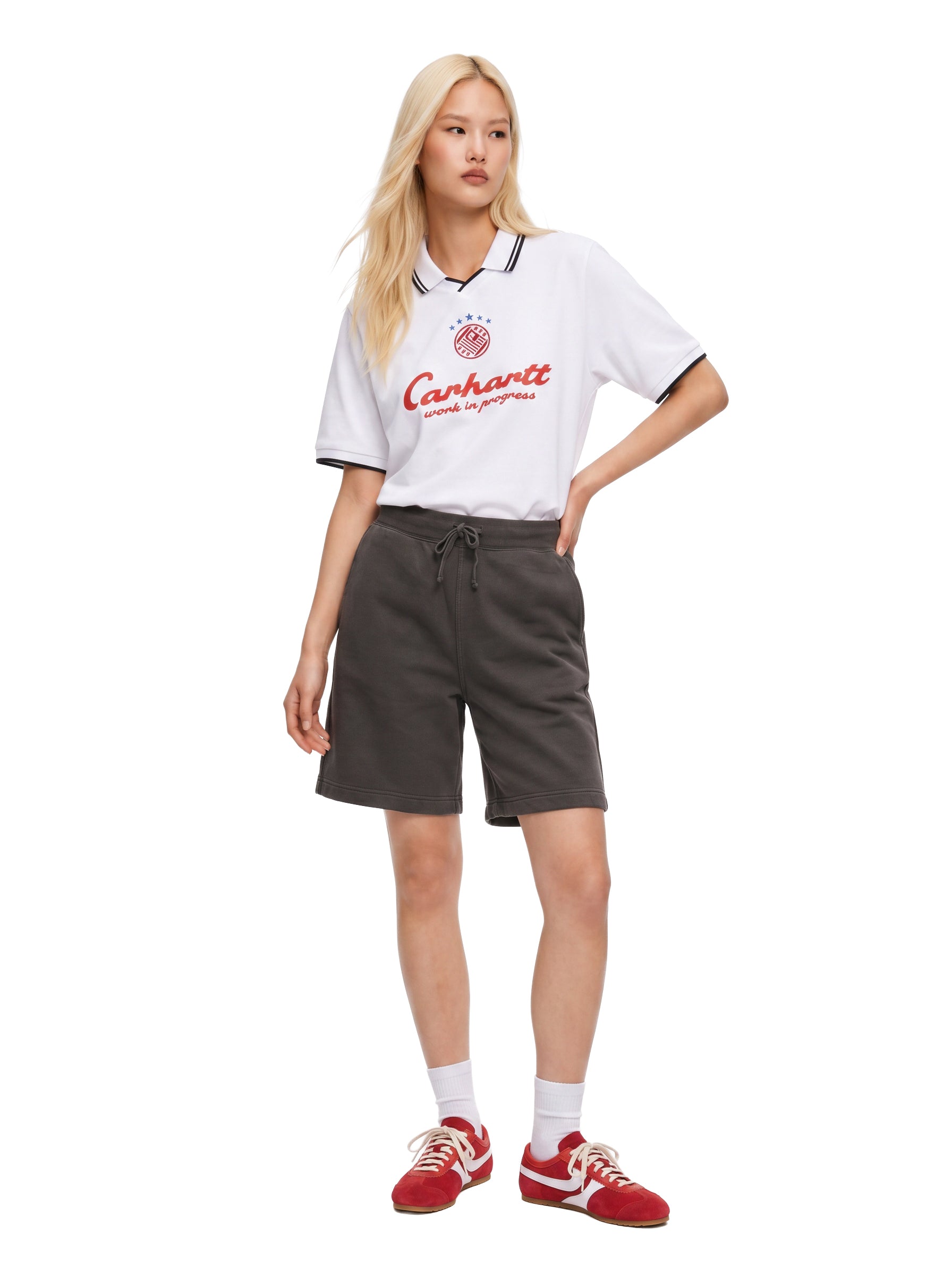 Shorts Hoggard in grigio 