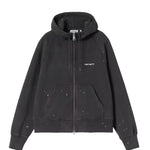 Felpa con cappuccio painter in nero carhartt wip - donna 