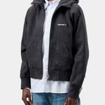 Felpa con cappuccio painter in nero carhartt wip - donna 
