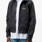 Felpa con cappuccio painter in nero carhartt wip - donna 
