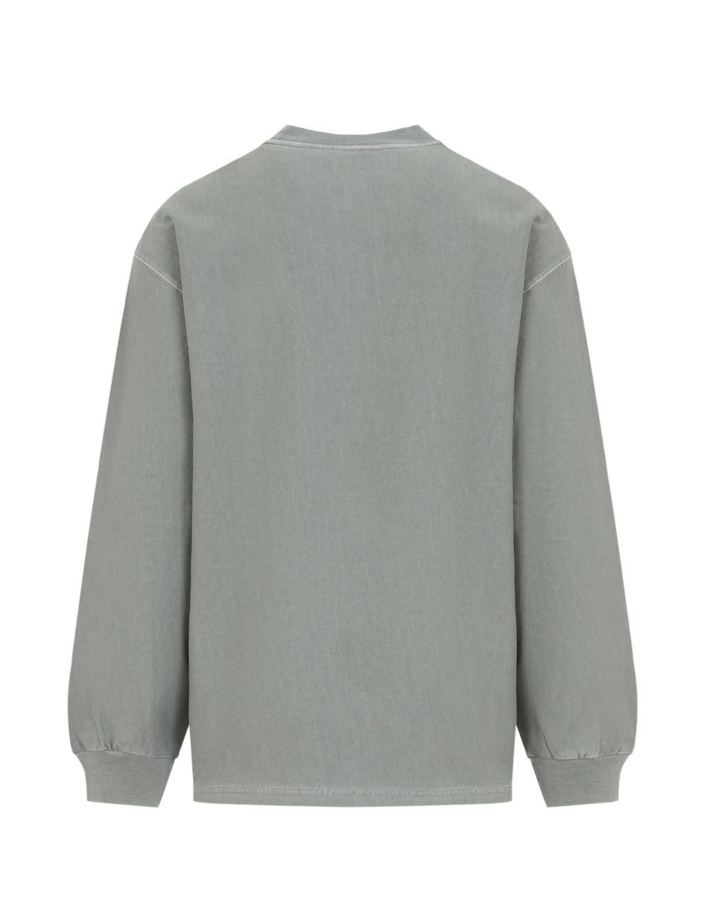 T-shirt con tasca e logo in verde Carhartt wip - uomo 