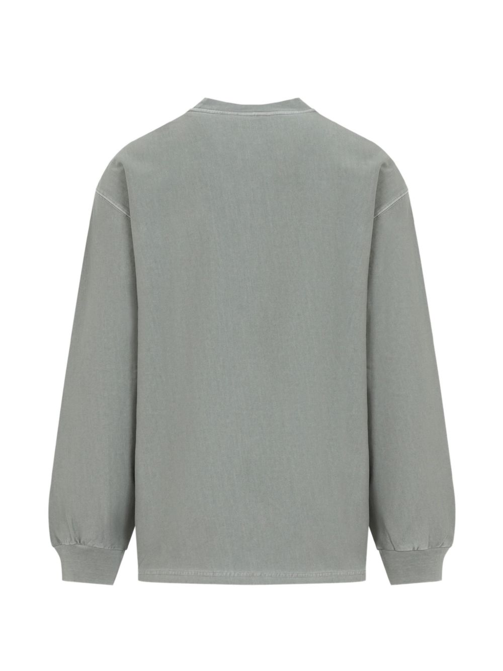 T-shirt con tasca e logo in verde Carhartt wip - uomo 