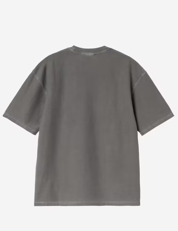 T-shirt con logo in grigio 