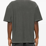T-shirt con logo in grigio 