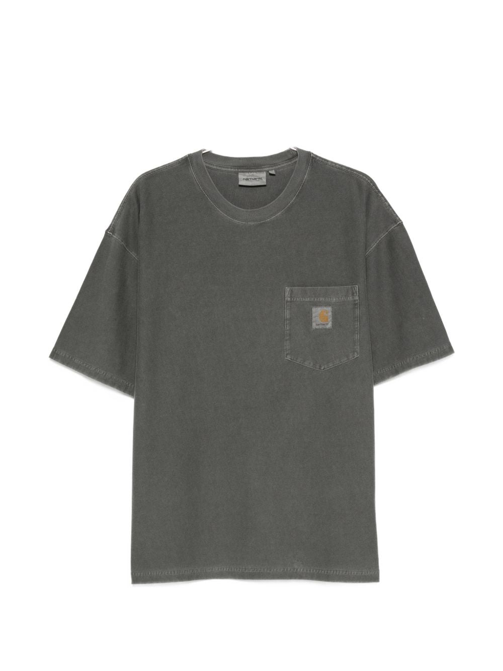 T-shirt con logo in grigio 